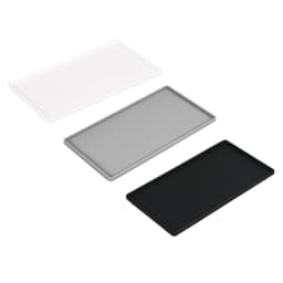 200mm Silicone Plastic Flat Tray Square Anti-slip Twistable Stand Mobile Holder Bathroom Soap Tray Coffee Tea Cutlery Holder