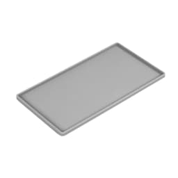 200mm Silicone Plastic Flat Tray Square Anti-slip Twistable Stand Mobile Holder Bathroom Soap Tray Coffee Tea Cutlery Holder