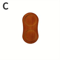 1Pc Tea Tray Salt Pepper Shaker Stand Kitchen Storage Holder Wood Pot Tray for Home Use