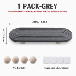 Uwhise Fast Drying Diatomite Sink Organizer Tray Diatomaceous Earth Mat For Bathroom Countertop Soap Dispenser Toothbrush