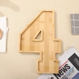 Wooden Digital Tray Home Party Birthday Party Decoration Dessert Plate Fruit Vegetable Cheese Platter Kitchen Cooked Food Plate