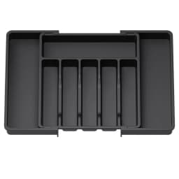 Adjustable Expandable Silverware Drawer Organizer Plastic Tableware Storage Tray for Spoon Fork Knife Kitchen Utensils