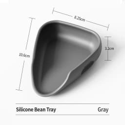 OANKR Coffee Beans Tray Silicone Coffee Bean Display Dish Sample Tray Storage Container Multi-functional Serving Tray for Home