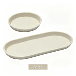2 Pack Food Grade Silicone Vanity Trays, Multi-Purpose Stackable Organizer Trays for Bathroom, Kitchen & Dresser
