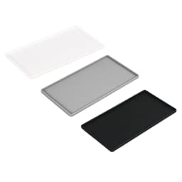 Silicone Flat Tray Square Anti-slip Bathroom Soap Coffee Tea Cutlery Holder