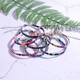 2Pcs/Lot Bohemian Anklets for Men and Women Handmade Rope Friendship Beach Barefoot Bracelet on the Leg Chain Boho Foot Jewelry
