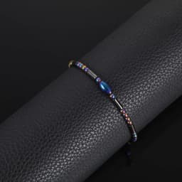 Magnet Bangle Anklet for Women Men Weight Loss Colorful Hematite Beaded Foot Chain Therapy Arthritis Pain Relief Health Jewelry