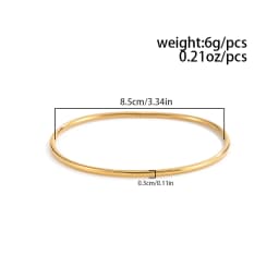 Ingemark Minimalist 18K Gold Plated Stainless Steel Anklets for Women Glossy Round Ankle Bracelet Waterproof Barefoot Jewelry