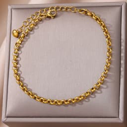 Anklets for Women Stainless Steel Gold Color Chain Anklet Female Summer Beach Accessories Foot Leg Bracelets New Fashion Jewelry
