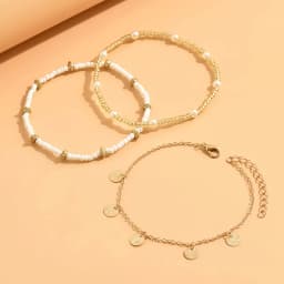 This Bohemian-style summer beach multi-layered beaded sequin tassel women's anklets are suitable for daily commutes and holiday