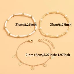 This Bohemian-style summer beach multi-layered beaded sequin tassel women's anklets are suitable for daily commutes and holiday