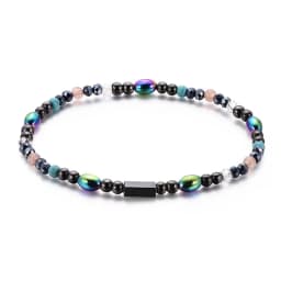 Hematite Weight Loss Anklet Black Gallstone Magnetic Bracelet Therapy Arthritis Pain Relief Health Care Anklets Unisex Jewelry