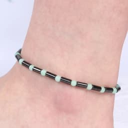 Hematite Weight Loss Anklet Black Gallstone Magnetic Bracelet Therapy Arthritis Pain Relief Health Care Anklets Unisex Jewelry