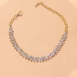 Fashion Shining Lozenge Chain Anklet for Women Fashion Silver Color Summer Beach Ankle Bracelet Barefoot Sandals Foot Jewelry