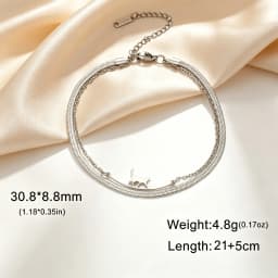 Lemegeton Lovely Walking Cat Aircraft Charms Anklet Foot Bracelet for Women Animal Kitten Chain Stainless Steel Jewelry Gift