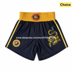 Muay Thai Fight Shorts Pink Kickboxing Shorts Men Women Kids Boxing Shorts Gold Embroidery Dancing Boxing Training Match Pants