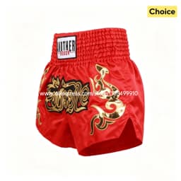 Muay Thai Fight Shorts Pink Kickboxing Shorts Men Women Kids Boxing Shorts Gold Embroidery Dancing Boxing Training Match Pants