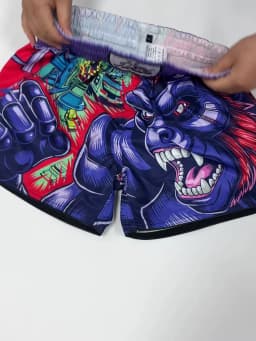 Fight House Rampage Gorilla Muay Thai Shorts Boxing Shorts, Fighting Gym MMA Training Shorts Durable Muay Thai Shorts