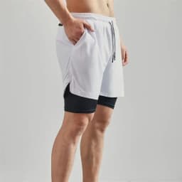 2025 New Men's Summer Boxing Shorts Fitness and Sports 2-in-1 Shorts Breathable Sports Training Shorts