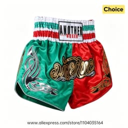 Muay Thai Pants Thai Embroidery Thai Boxing Shorts Men Women Kids Combat Sports Taekwondo Wushu Sanda MMA Kickboxing Fight Gear