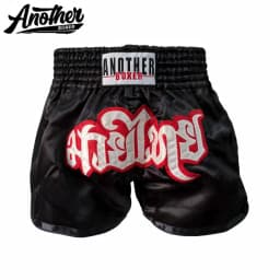 ANOTHER BOXER Muay Thai Shorts Embroidery Satin Men Women Kids Gym Martial Arts MMA Kickboxing Competition Training Shorts