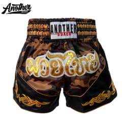 ANOTHER BOXER Muay Thai Shorts Embroidery Satin Men Women Kids Gym Martial Arts MMA Kickboxing Competition Training Shorts