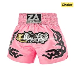Muay Thai Boxing Shorts Bow Tie Ribbon Satin Elastic Waist Kickboxing Pants Martial Arts MMA Fight Shorts Adult Men Women Kids
