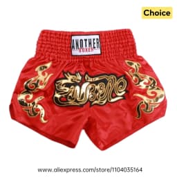 Muay Thai Fight Shorts Men Women Kids Combat Sports Boxing Trunks Thai Script Embroidery Martial Arts MMA BJJ Kickboxing Pants