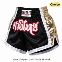 Muay Thai Fight Shorts Men Women Kids Combat Sports Boxing Trunks Thai Script Embroidery Martial Arts MMA BJJ Kickboxing Pants