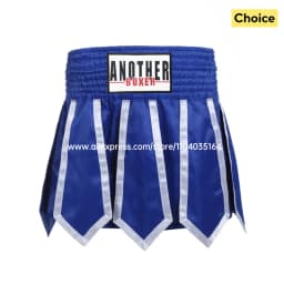 Muay Thai Fight Shorts Men Women Kids Combat Sports Boxing Trunks Thai Script Embroidery Martial Arts MMA BJJ Kickboxing Pants