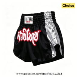 Muay Thai Fight Shorts Men Women Kids Combat Sports Boxing Trunks Thai Script Embroidery Martial Arts MMA BJJ Kickboxing Pants