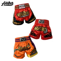 Professional Thai Boxing Shorts for Children Men Women Elastic Waist MMA Boxing Shorts for Sparring, Kickboxing and Martial Arts