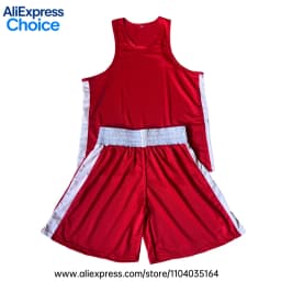 Women Sanda Boxing Uniform Set Sleeveless Tank Top with Skirt‑Style Shorts Martial Arts Training Outfit for Kickboxing Sparring