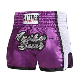 Muay Thai Shorts Boxing Pants Men Women Kids Lightweight Satin Martial Arts Grappling Clothes Kickboxing Cage Fighting Shorts