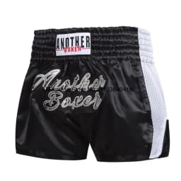 Muay Thai Shorts Boxing Pants Men Women Kids Lightweight Satin Martial Arts Grappling Clothes Kickboxing Cage Fighting Shorts