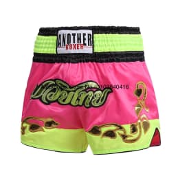 Muay Thai Shorts Boxing Pants Men Women Kids Lightweight Satin Martial Arts Grappling Clothes Kickboxing Cage Fighting Shorts
