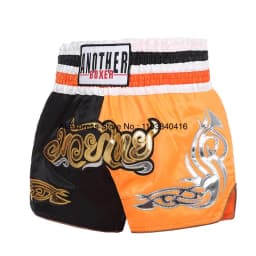 Short Muay Thai Tassels Boxing Shorts Satin Men's Women's Child MMA Martial Arts Boxeo Clothes Gym Cage Fight Kickboxing Pants