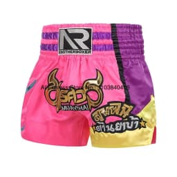 Short Muay Thai Tassels Boxing Shorts Satin Men's Women's Child MMA Martial Arts Boxeo Clothes Gym Cage Fight Kickboxing Pants