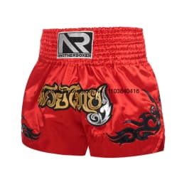 Muay Thai Shorts Durable Comfortable Boxing Apparel Satin Kickboxing Grappling Thaiboxing Pants Gym Martial Arts MMA Clothing