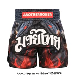 Men Women’s Muay Thai Boxing Shorts Blue Polar Bear Graphic Kickboxing Shorts Lightweight Satin Fight Shorts for Muay Thai MMA