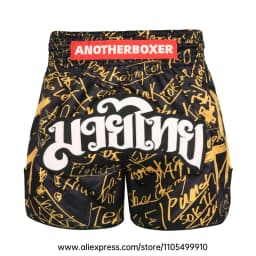 Men Women’s Muay Thai Boxing Shorts Blue Polar Bear Graphic Kickboxing Shorts Lightweight Satin Fight Shorts for Muay Thai MMA