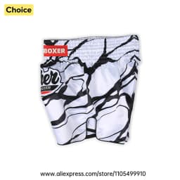 Lightweight Muay Thai Shorts Elastic Waist Side Split Graphic Fight Trunks Unisex Men Women White Satin Boxing Kickboxing Pants