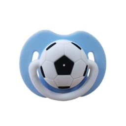 Silicone Funny Nipple Football Pacifier Baby Soother Toddler Orthodontic Nipples Cute Pattern Teether Feeding No Nano Silver