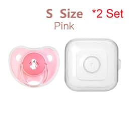 Cartoon Pattern Thumb Shape Toddlers Soothe Kids Newborn Baby Silicone Teething Pacifier