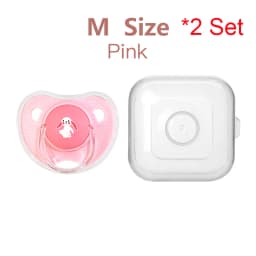 Cartoon Pattern Thumb Shape Toddlers Soothe Kids Newborn Baby Silicone Teething Pacifier