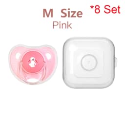 Cartoon Pattern Thumb Shape Toddlers Soothe Kids Newborn Baby Silicone Teething Pacifier