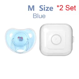 Cartoon Pattern Thumb Shape Toddlers Soothe Kids Newborn Baby Silicone Teething Pacifier