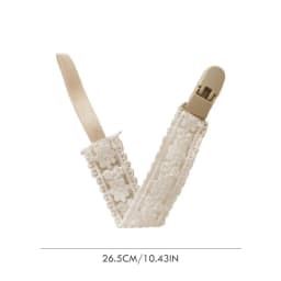 Baby Pacifier Clip Floral Pattern Plastic Holder Dummy Clip Soother Strap Children Accessory