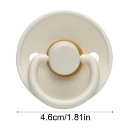 Portable Silicone Sooth Pacifier Soothing Nipple for Breastfeeding Babies Chewable Teether Toy for Children Girl Boy Home Use