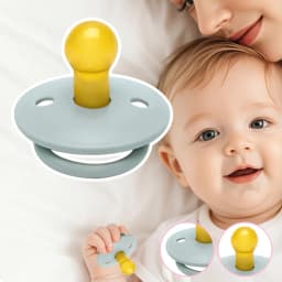 Portable Silicone Sooth Pacifier Soothing Nipple for Breastfeeding Babies Chewable Teether Toy for Children Girl Boy Home Use